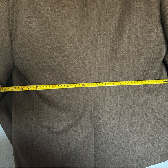 Lauren Ralph Lauren Silk Wool‎ Blend Sports Coat Brown and Blue tweed 46 Regular - Picture 15 of 16